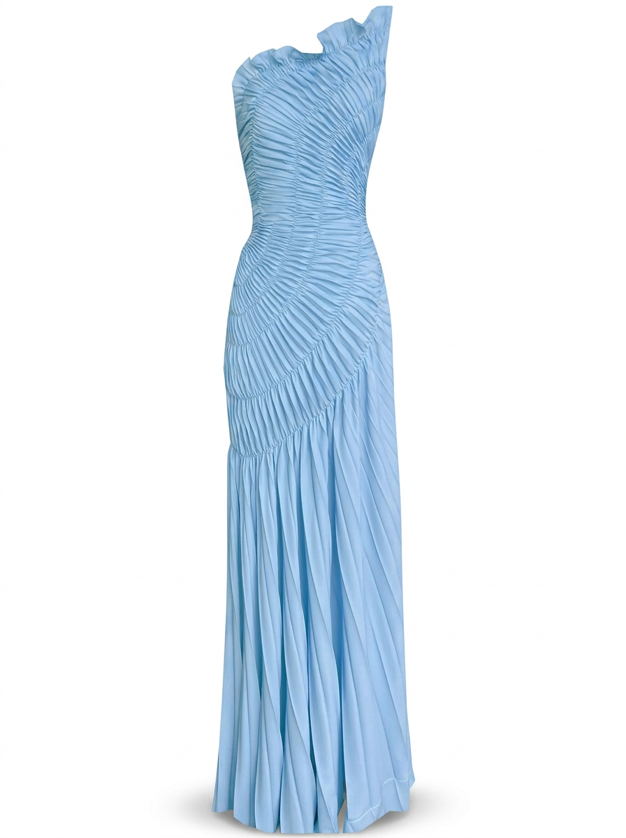 Georgia Hardinge Eden Dress Floor Length Pale Blue